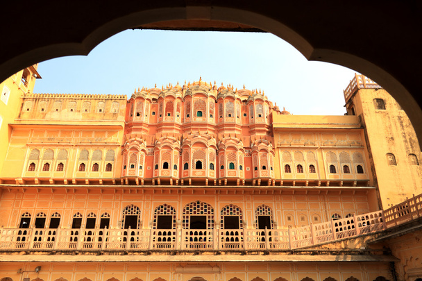 Hawa Mahal - szél palota Jaipur, Rajasthan, India - Fotó, kép