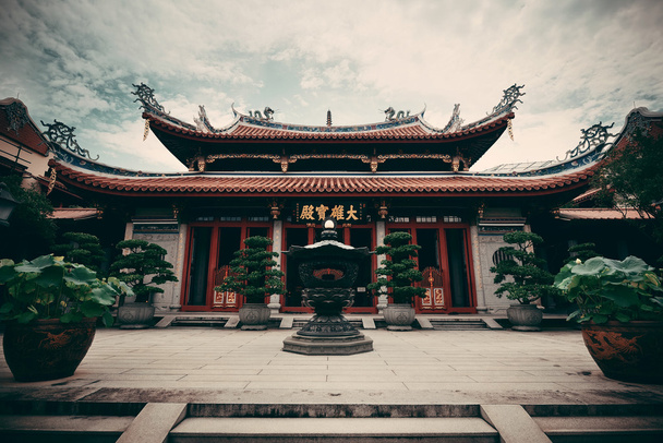 Singapur Çin Tapınağı - Fotoğraf, Görsel