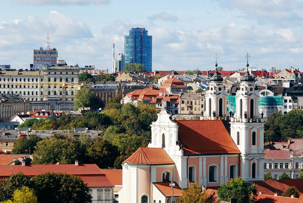 Ville de Vilnius vue aérienne depuis la tour de l'Université de Vilnius
 - Photo, image