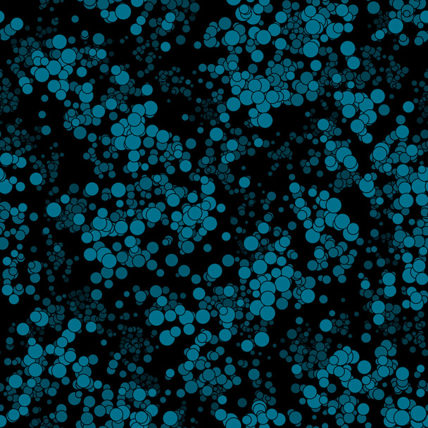 seamless deep water bubble texture background - Vetor, Imagem