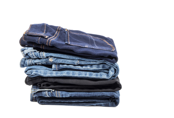 Stack of Jeans - Photo, Image