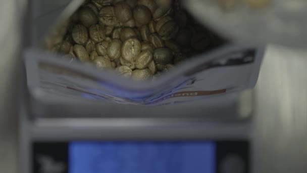 Coffee Bean Bags, Close-up - Кадри, відео
