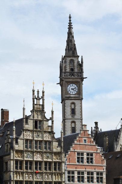 Stará Pošta věž v Gentu, Belgie - Fotografie, Obrázek