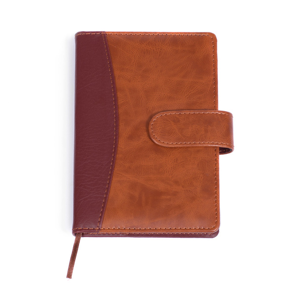 Brown notebook - Φωτογραφία, εικόνα