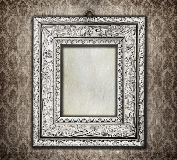 Украшенная серебром рамка
 - Фото, изображение