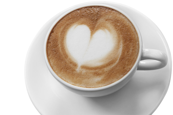 Чашка горячего кофе с любовью
 - Фото, изображение