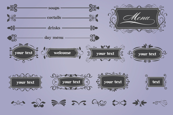 Welkom restaurant menu - Vector, afbeelding