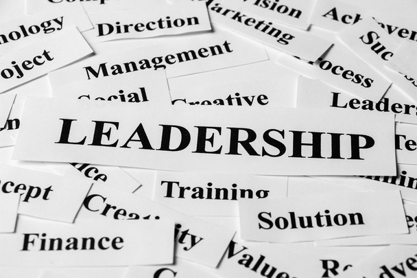 Leadership And Other Related Words - Foto, imagen