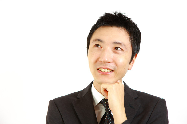 Japanese businessman dreaming at his future - Foto, immagini