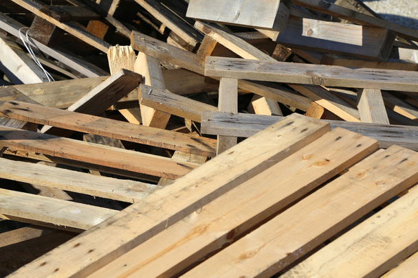 dřevěné palety vysoce hořlavé - Fotografie, Obrázek