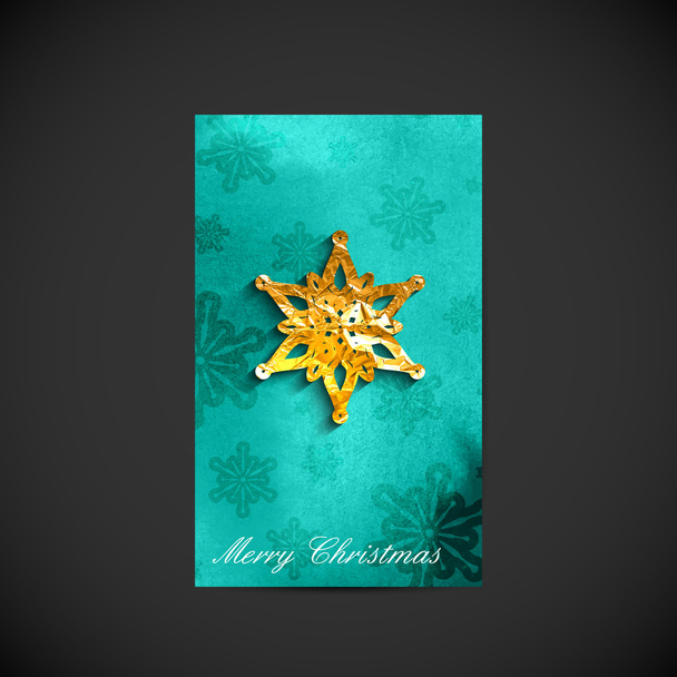Christmas holiday postcard - Wektor, obraz