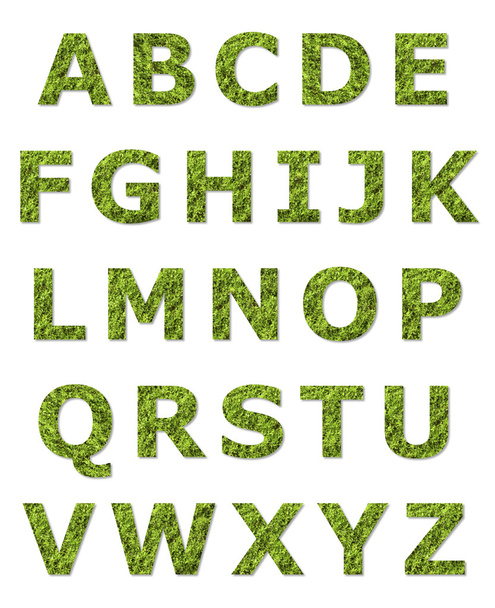 green upper case letter - Foto, Imagen