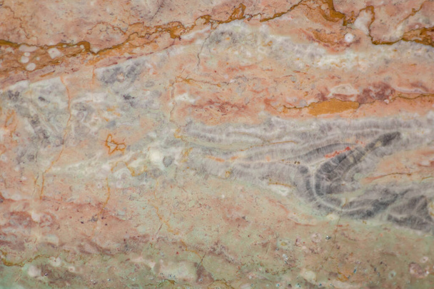 Naturalna marmurowa faktura i marmurowe tło z makro detalami mineralnego kamienia do luksusowej podłogi i eleganckim marmurowym wystrojem wnętrz do kąpieli i podłóg ogrodowych pokazuje szczegółową marmurową powierzchnię - Zdjęcie, obraz