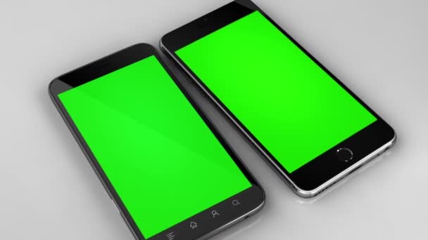 Zwei Smartphones - Filmmaterial, Video