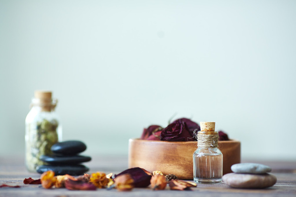 aceite de aromaterapia
 - Foto, Imagen
