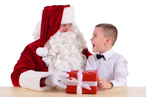 Santa Claus and child - Φωτογραφία, εικόνα