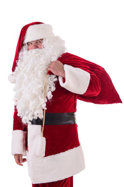 Santa Claus con bolsa grande
 - Foto, imagen