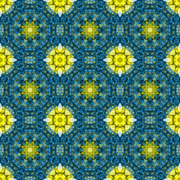 Seamless pattern. Geometric pattern for printing and decoration. Kaleidoscope texture - Fotó, kép