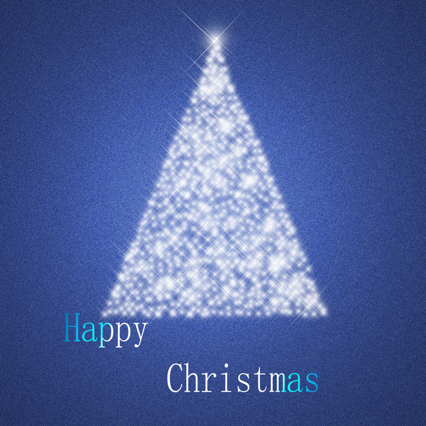 Vánoční strom ilustrace na fialovém pozadí - Fotografie, Obrázek
