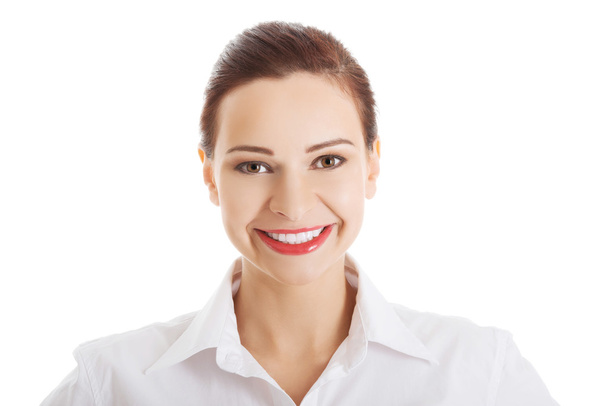 Portrait of young smiling businesswoman - Foto, Bild
