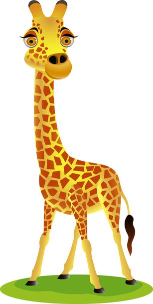 żyrafa cartoon - Wektor, obraz