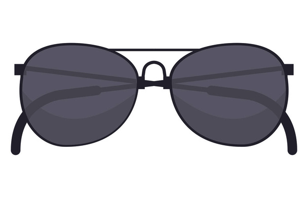 classic style sunglasses accessory icon - Vector, Image