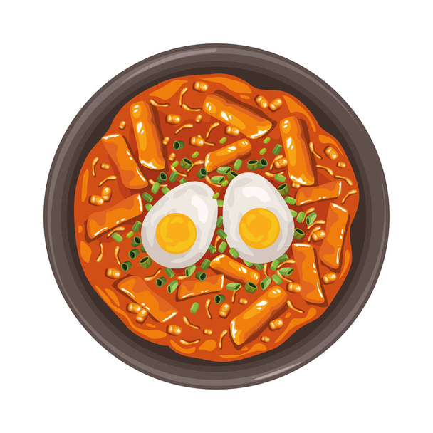 ramen japanese traditional food icon - Vector, Image