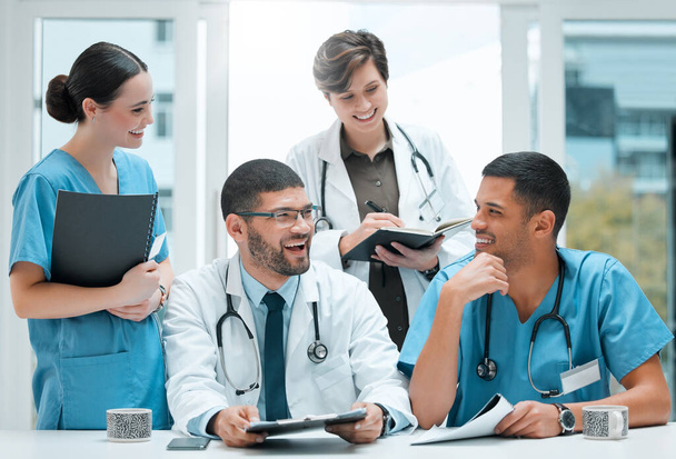 a group of doctors having a meeting at work. - Photo, Image