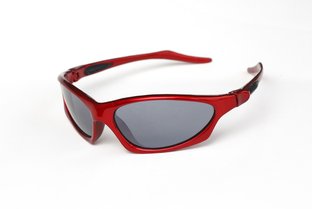 Red sporty sunglasses - Foto, afbeelding