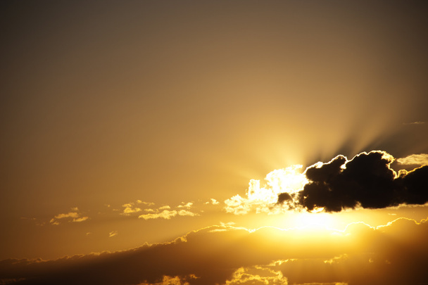 lucht zonsondergang - Foto, afbeelding