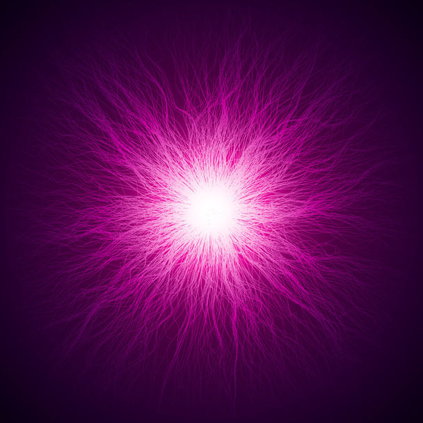 fialový paprsek - Vektor, obrázek