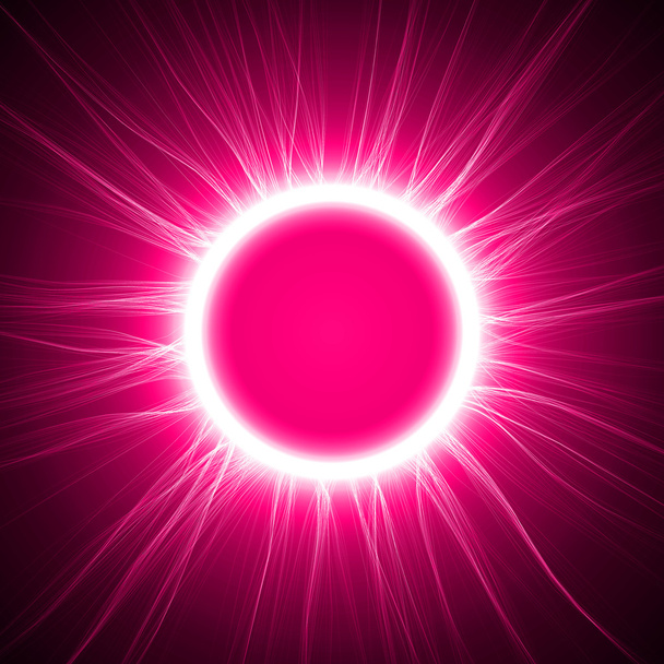 ピンクのエネルギー リング - ベクター画像