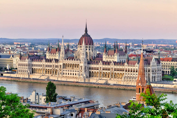 Budapest Hungary Architecture Parliament Building Charles Bridge - Photo, Image