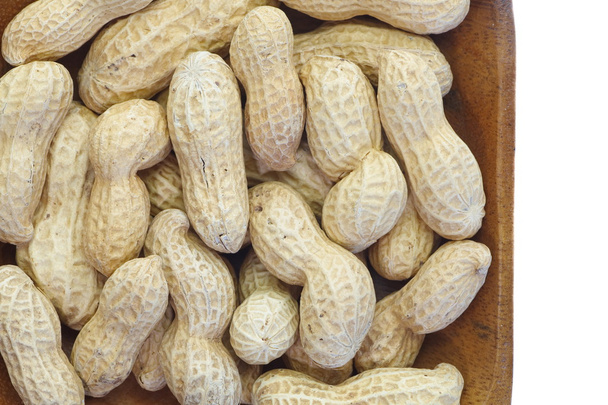 roh getrocknete Erdnüsse - Foto, Bild