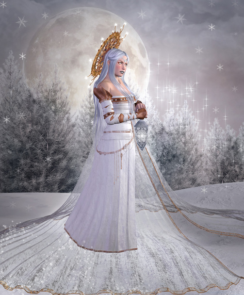 Ангел снега
 - Фото, изображение