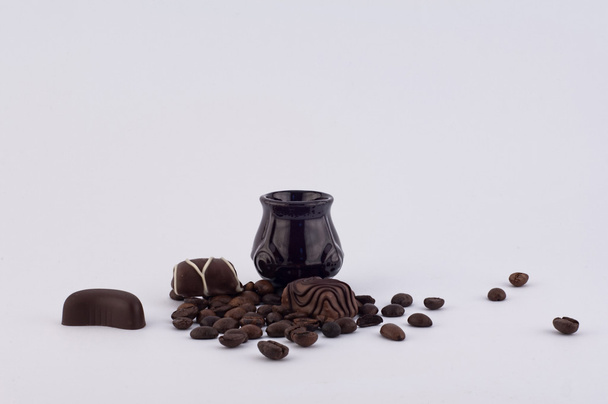 kávé és csokoládé - Fotó, kép