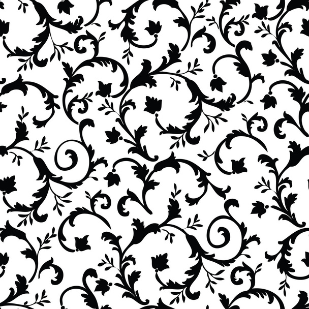 Seamless leaves pattern - Vector, afbeelding