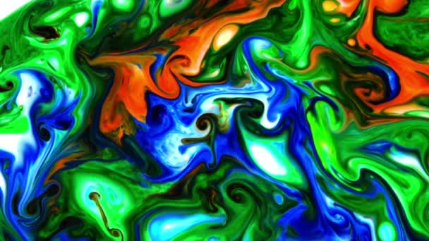 1920x1080 25 Fps. Very Nice Ink Abstract Arty Pattern Colour Paint Liquid Concept Texture Video. - Footage, Video