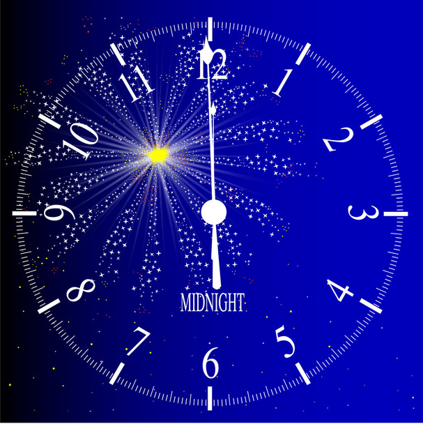 Полночь - Вектор,изображение