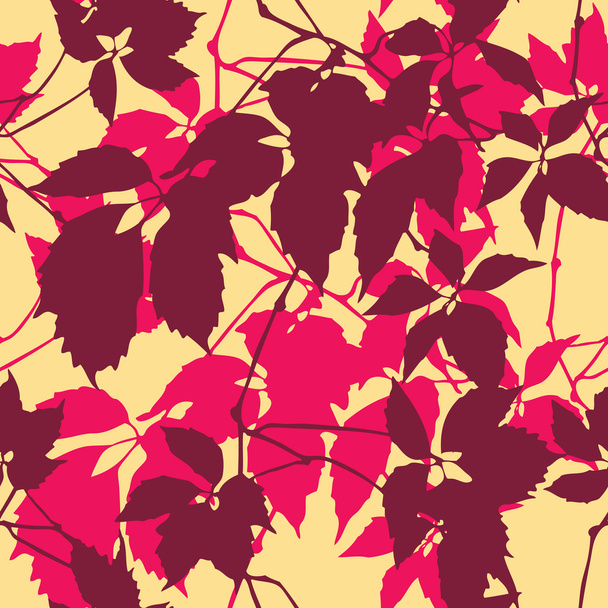 Seamless leaves pattern - ベクター画像