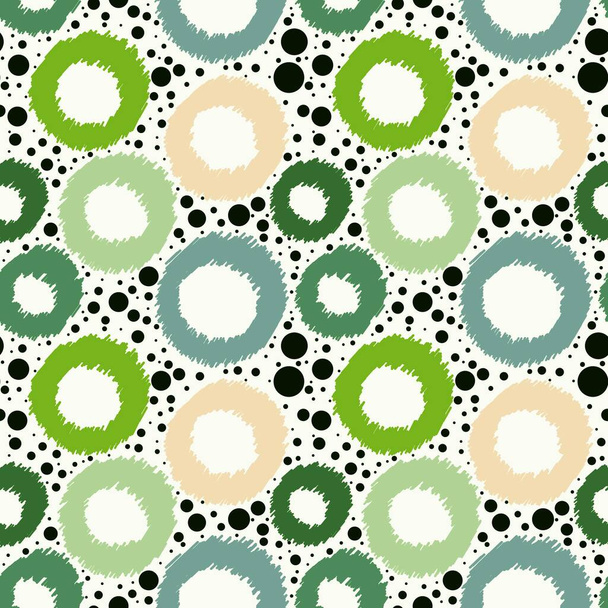Abstract geometric circle seamless pattern for kids and linens and fabrics and wrapping paper and hobbies. High quality photo - Fotografie, Obrázek