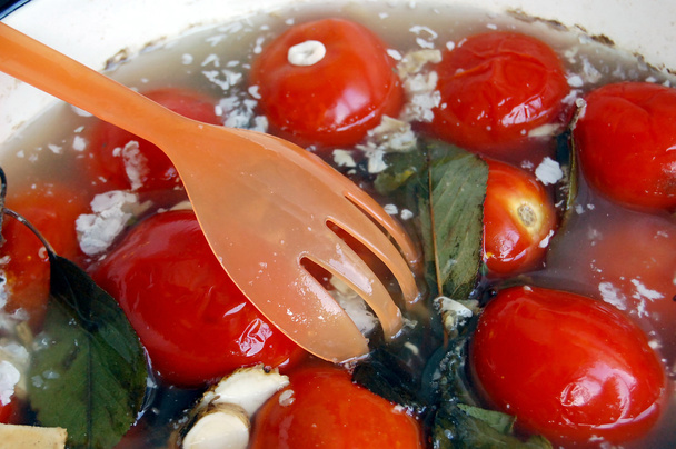 Tomates fermentados
 - Foto, Imagen