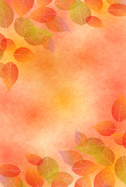 Feuilles d'automne érable fond d'automne - Vecteur, image