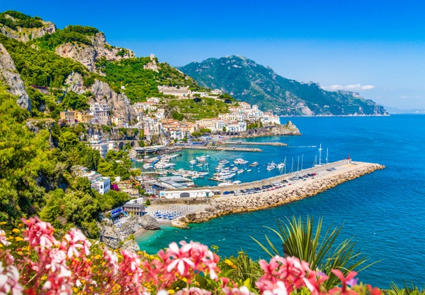 Amalfi, Amalfi Coast, Campania, İtalya - Fotoğraf, Görsel