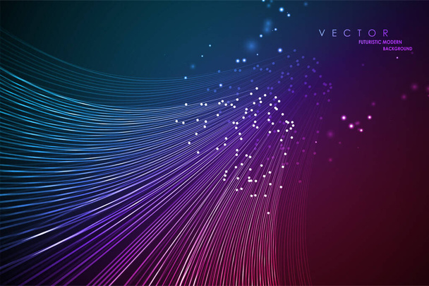 Data connection speed line. Futuristic network representation. Graphic concept for your design - Vecteur, image