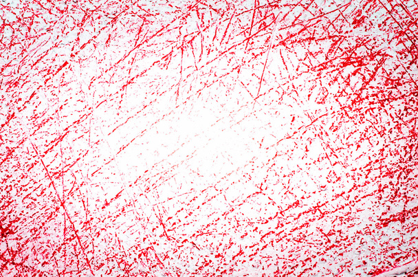 red crayon scribles - Photo, Image