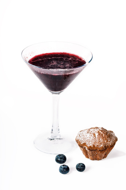 mustikkamuffinssi cocktail
 - Valokuva, kuva