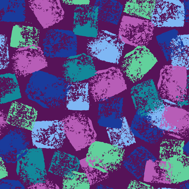 handbemalte texturierte violette nahtlose Muster - Vektor, Bild