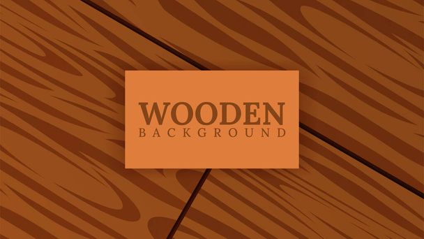 Wooden Texture Background. Wood texture that looks realistic and suitable for any content. - Vector, Imagen