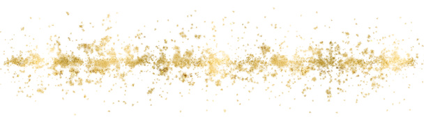 Golden glitter shine brush stroke backdrop. Stock illustrtaion.  - Photo, image